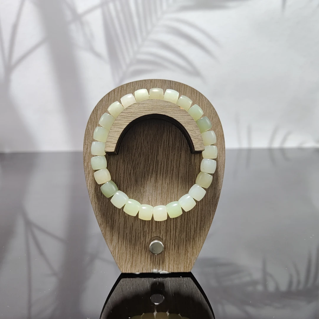 R和田玉多宝桶珠手串（卡8）2218