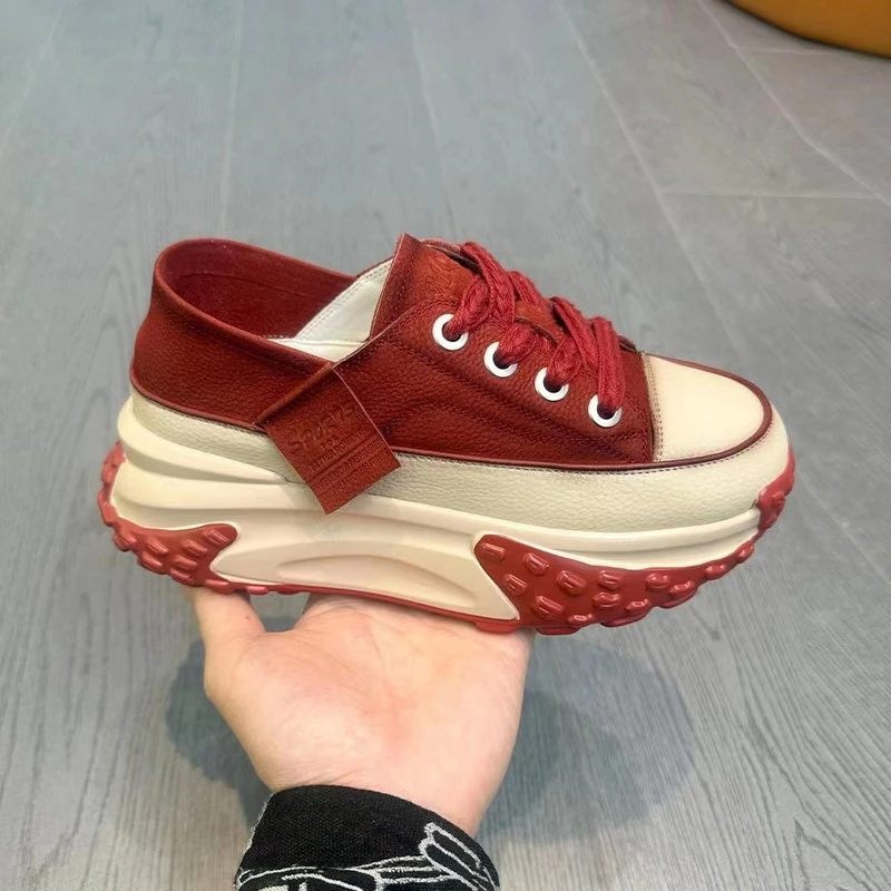 013厚底休闲鞋春夏厚底百搭户外轻便透气休闲鞋