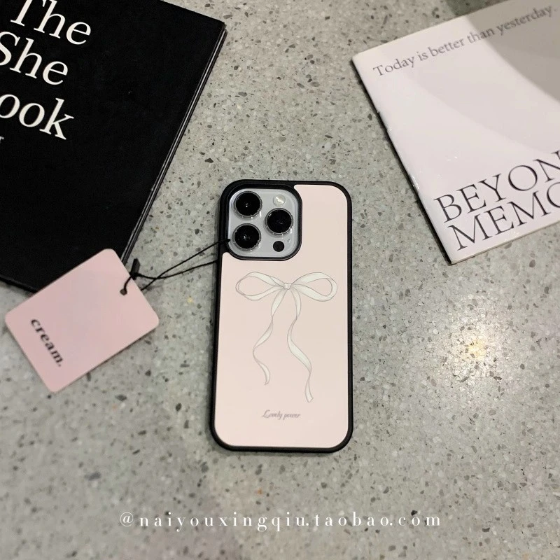 新款韩系ins风蓝色猫咪15适用苹果16promax小众14新款女手机壳13