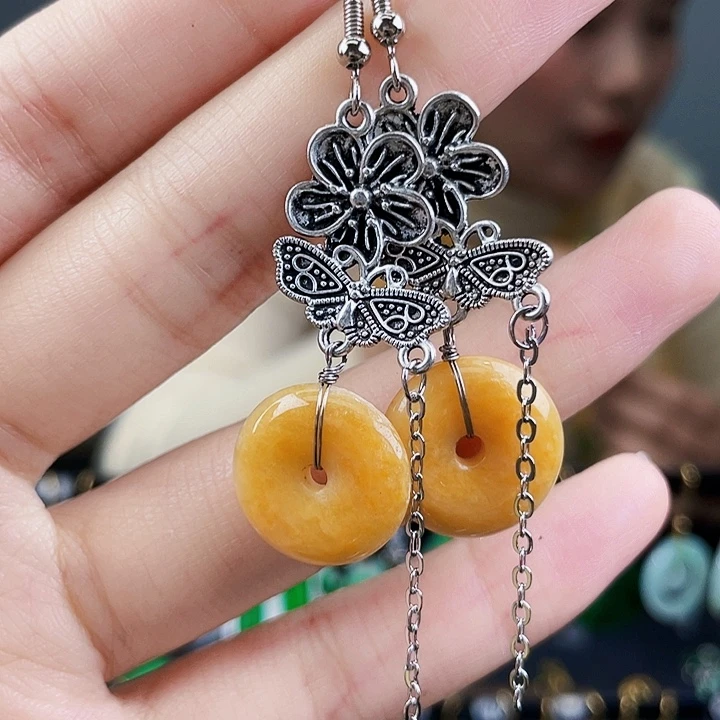 翡翠耳饰未镶嵌饰品