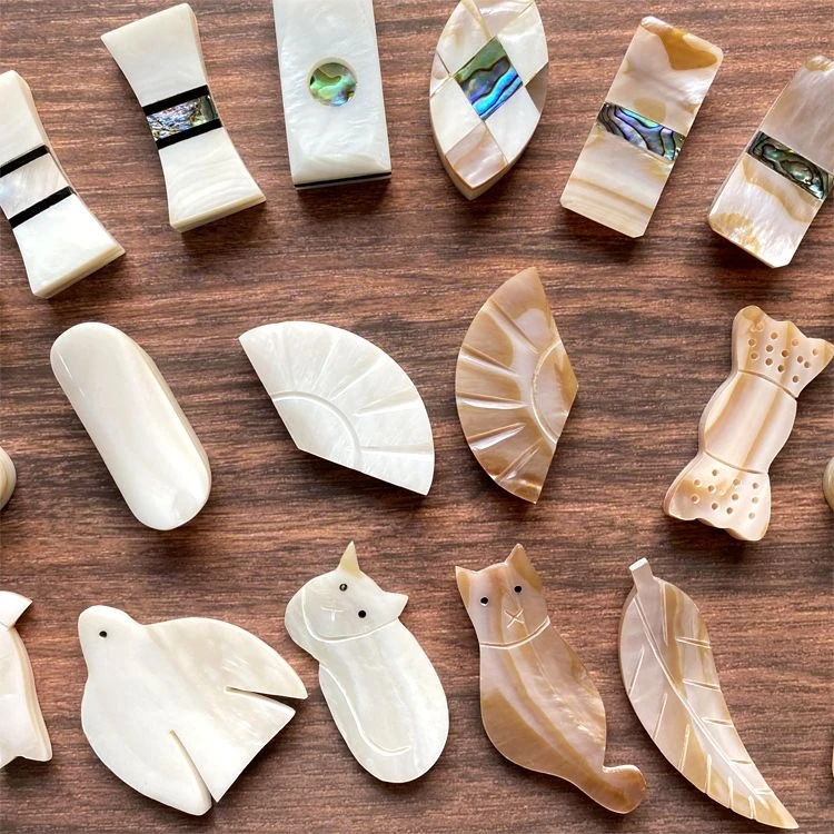 精致家用贝壳镶嵌筷子摆件元宝个性筷枕头和风创意摆件