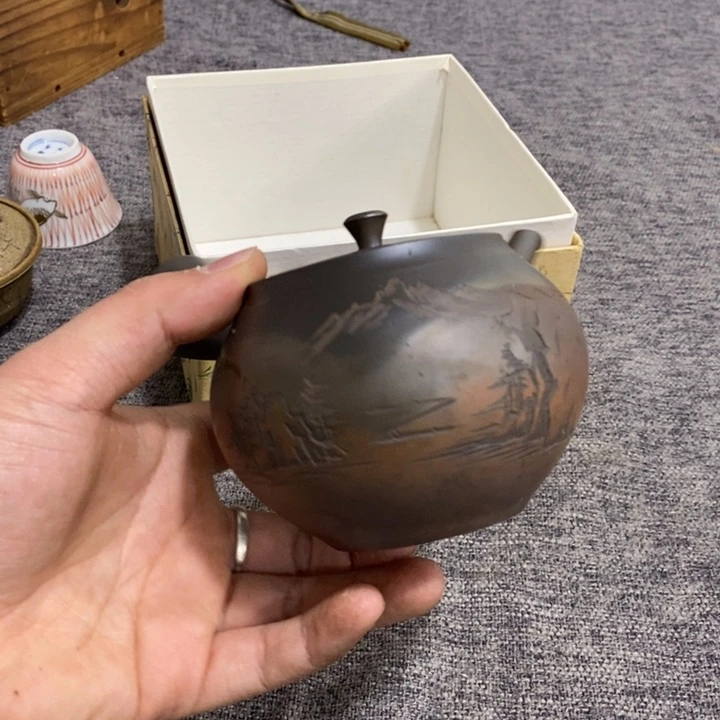 紫砂茶杯非常漂亮好看的花瓶