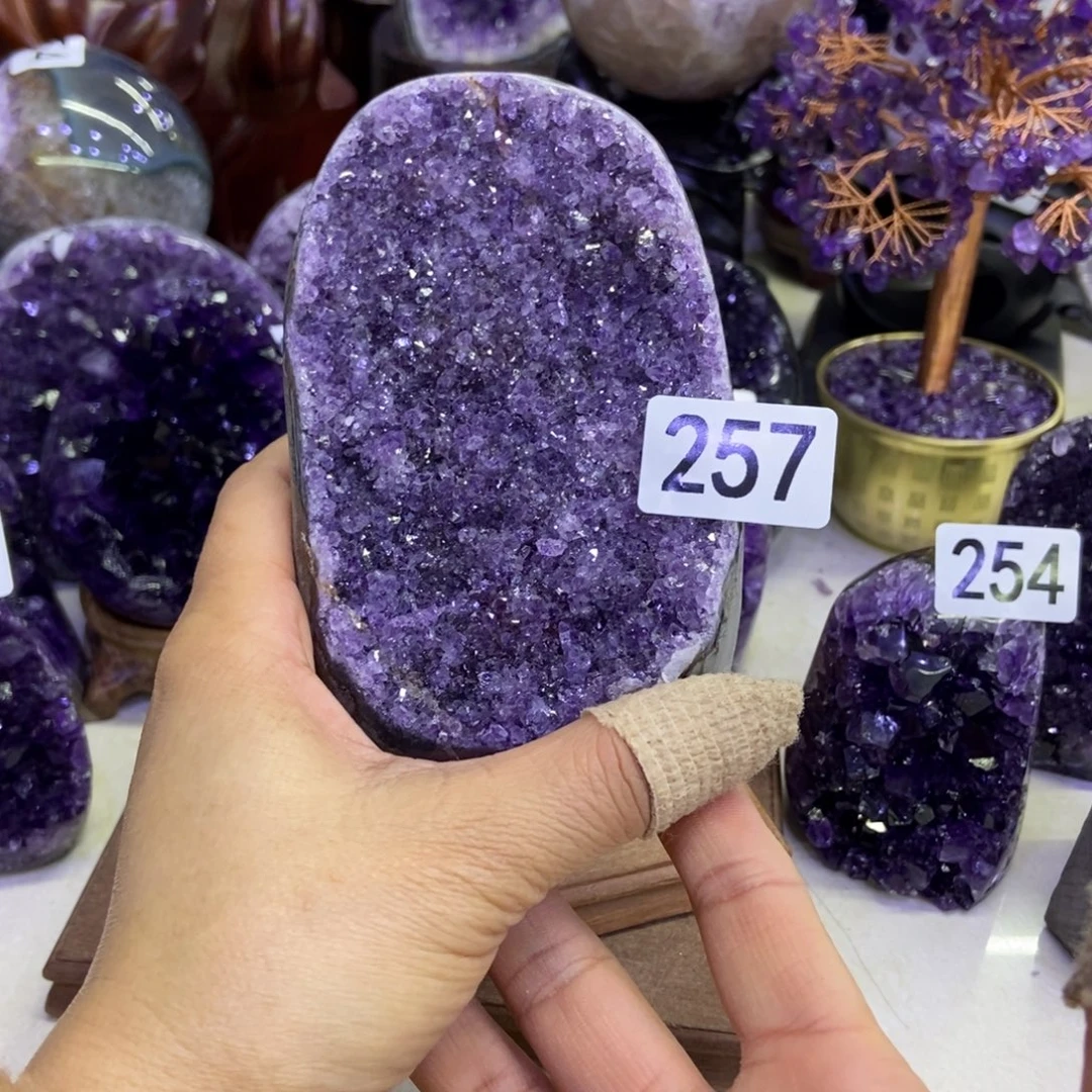 大型摆件（非配饰）紫晶未镶嵌