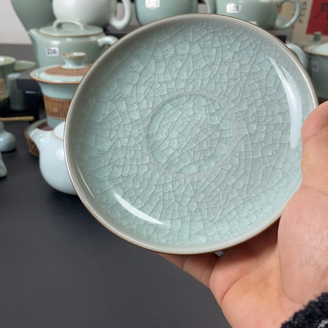 天***阁汝瓷冰花壶承一级品88