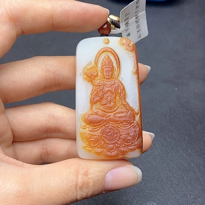 和田玉挂件未镶嵌N