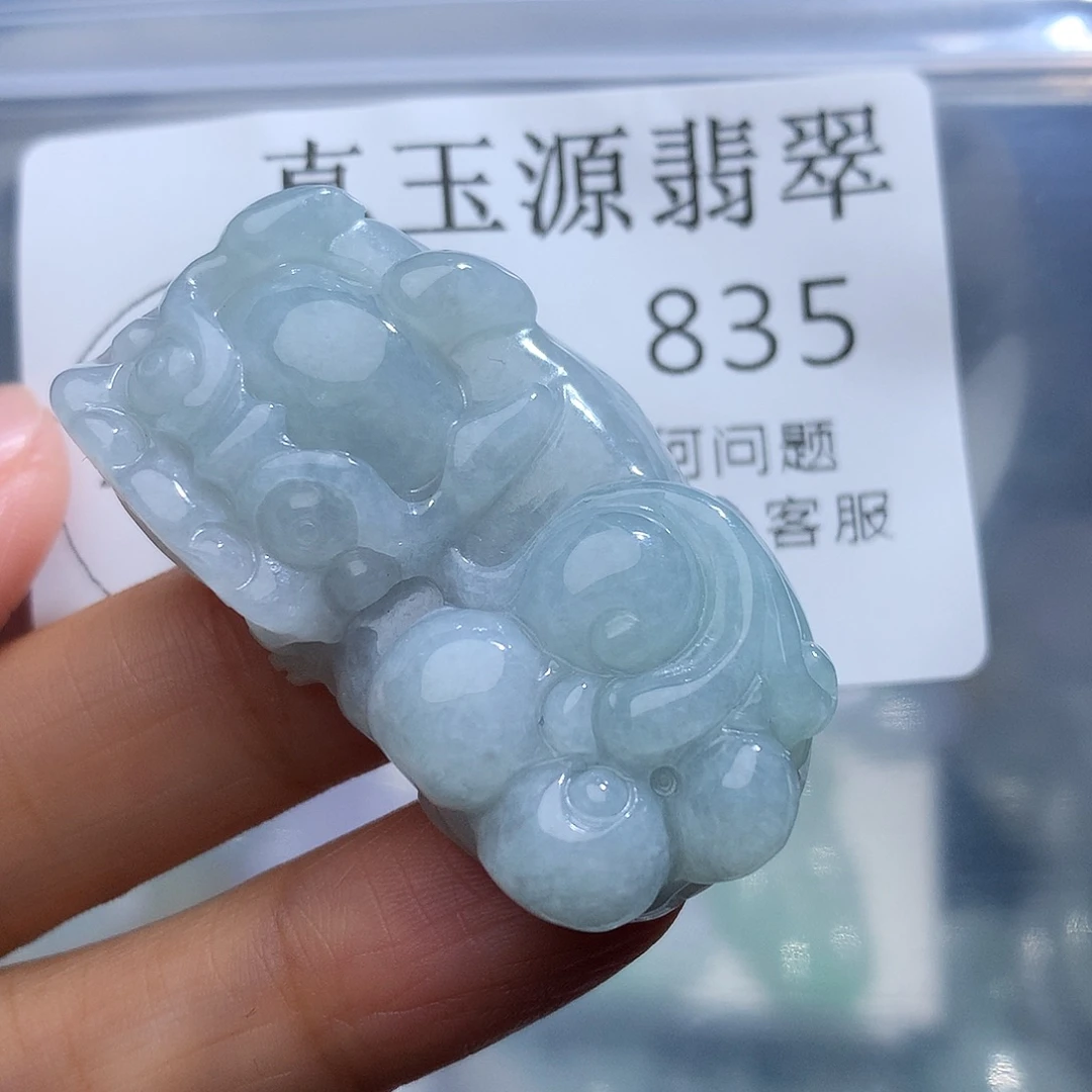 翡翠未镶嵌颈饰835