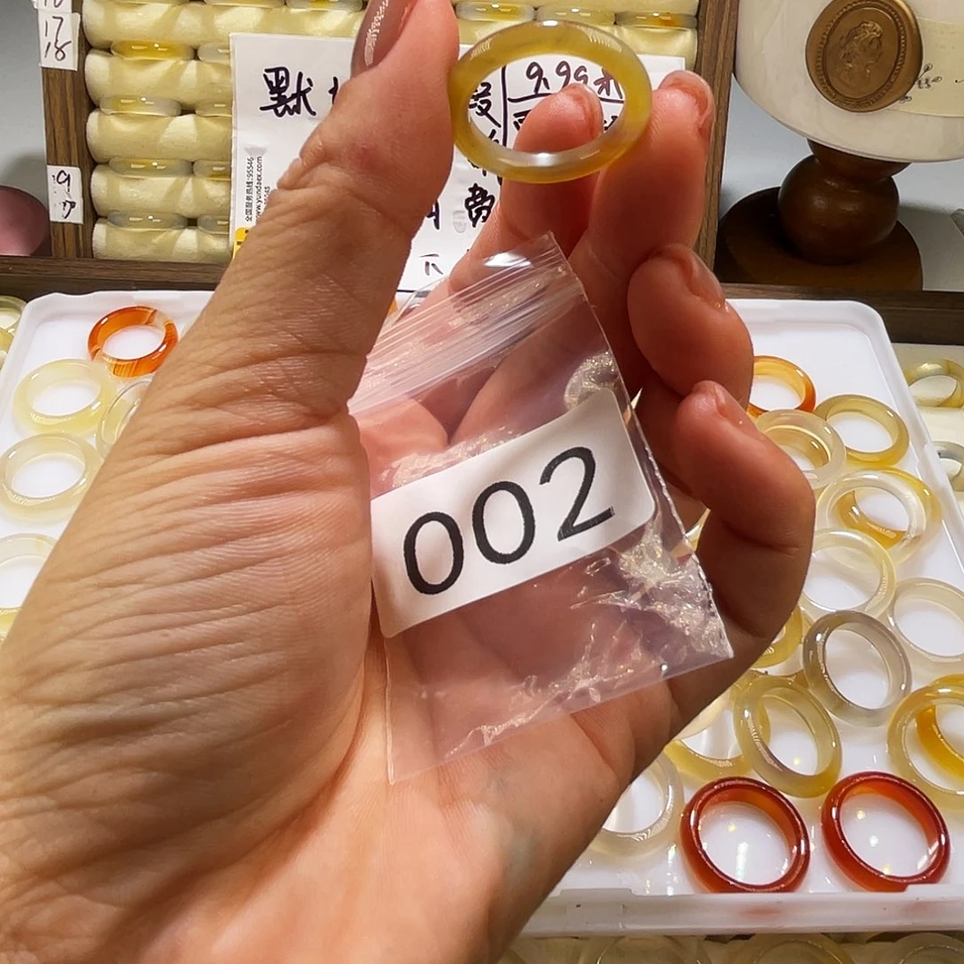 戒指未镶嵌玛瑙/玉髓港17 18