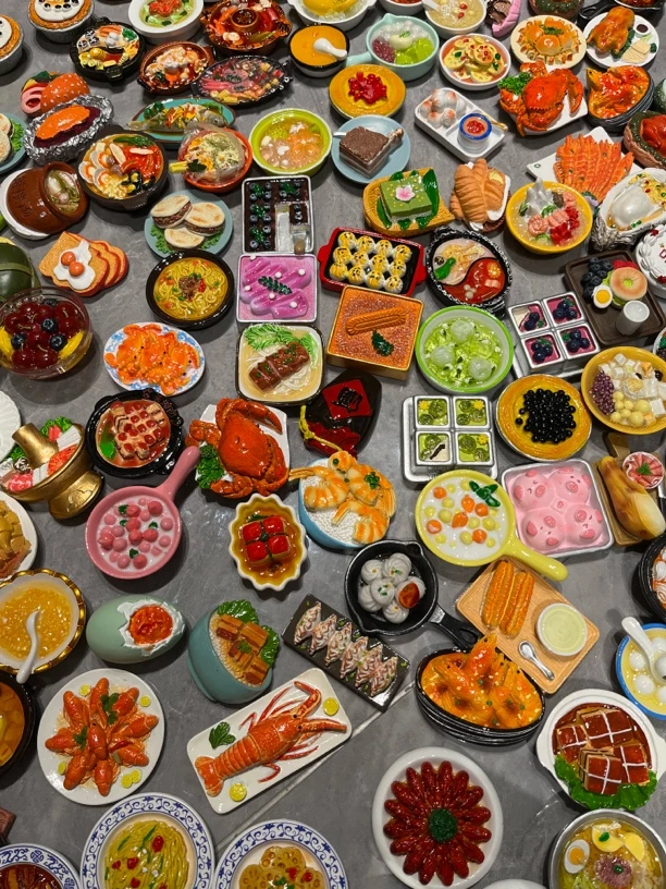 【回家自己拆】树脂高货手绘食玩冰箱贴（默认微瑕）