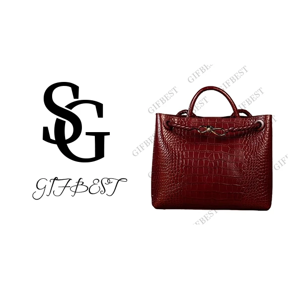 【尺寸：30*11*25】H-Liz原创设计高定真皮手提单肩斜挎女包9630-1