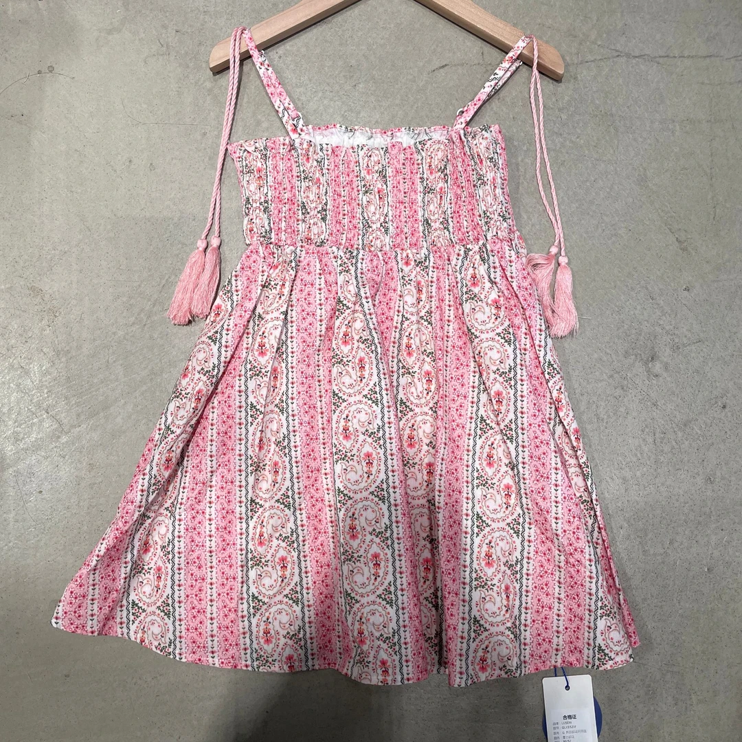 小O宝Okids童装 宝宝碎花连衣裙 GLX3523F