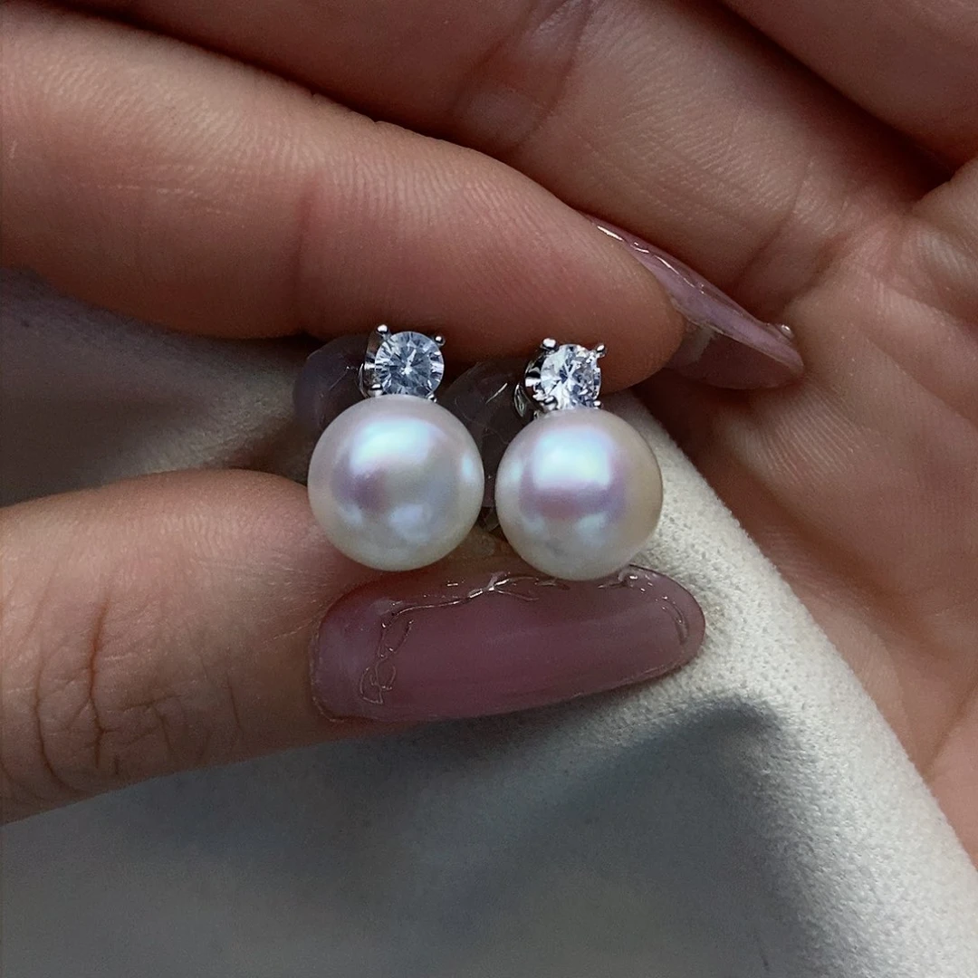 【闪购商品】淡水珍珠耳饰未镶嵌