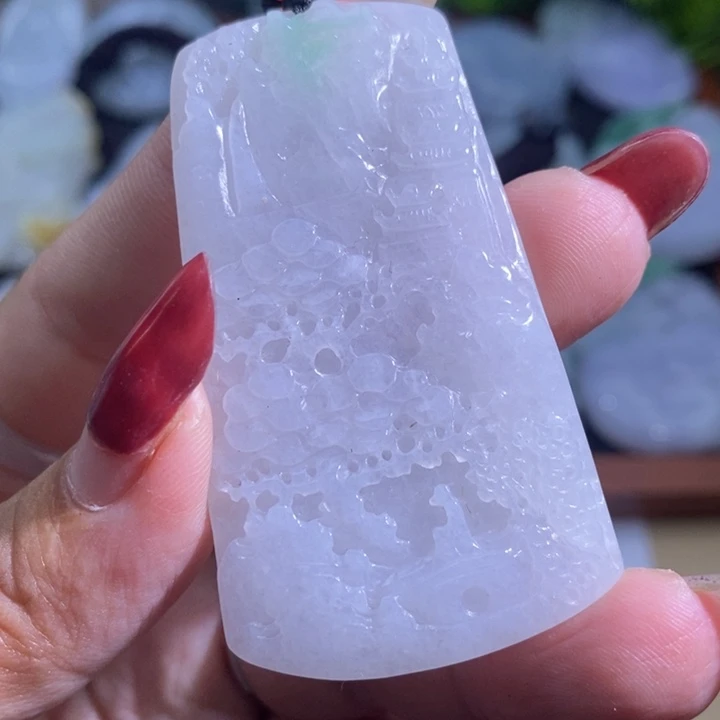 【闪购商品】翡翠挂件未镶嵌山水