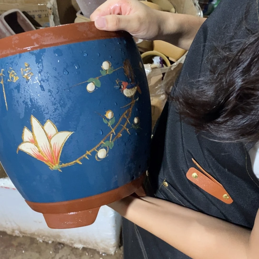 紫砂花盆口径口径16 22