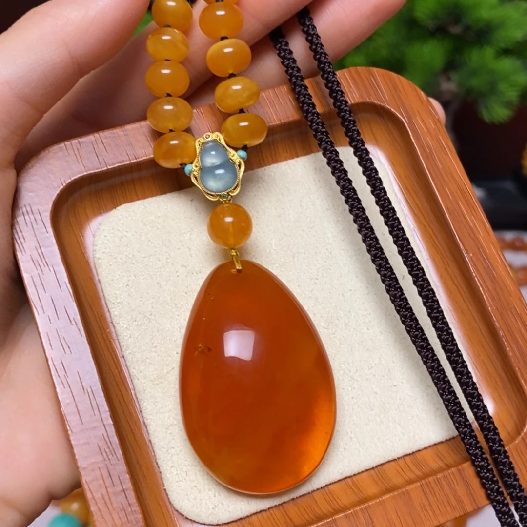 【闪购商品】蜜蜡颈饰未镶嵌项链
