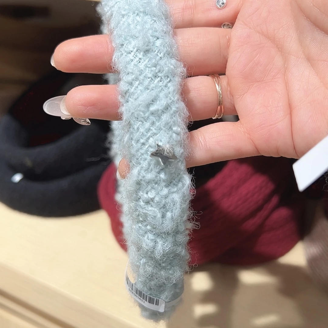 非金属蓝绿色星星发箍