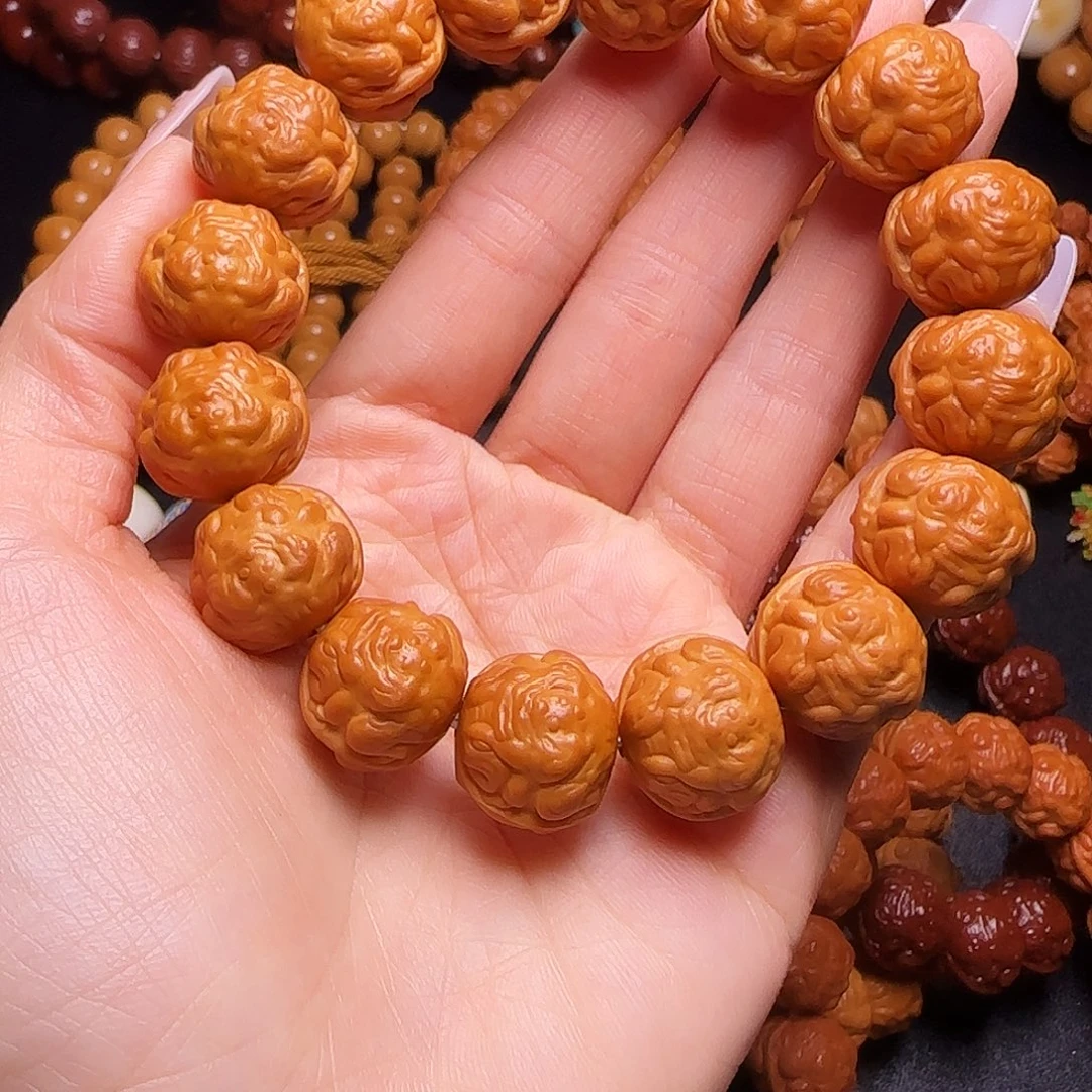 猴头核桃吊坠17金蝉手串