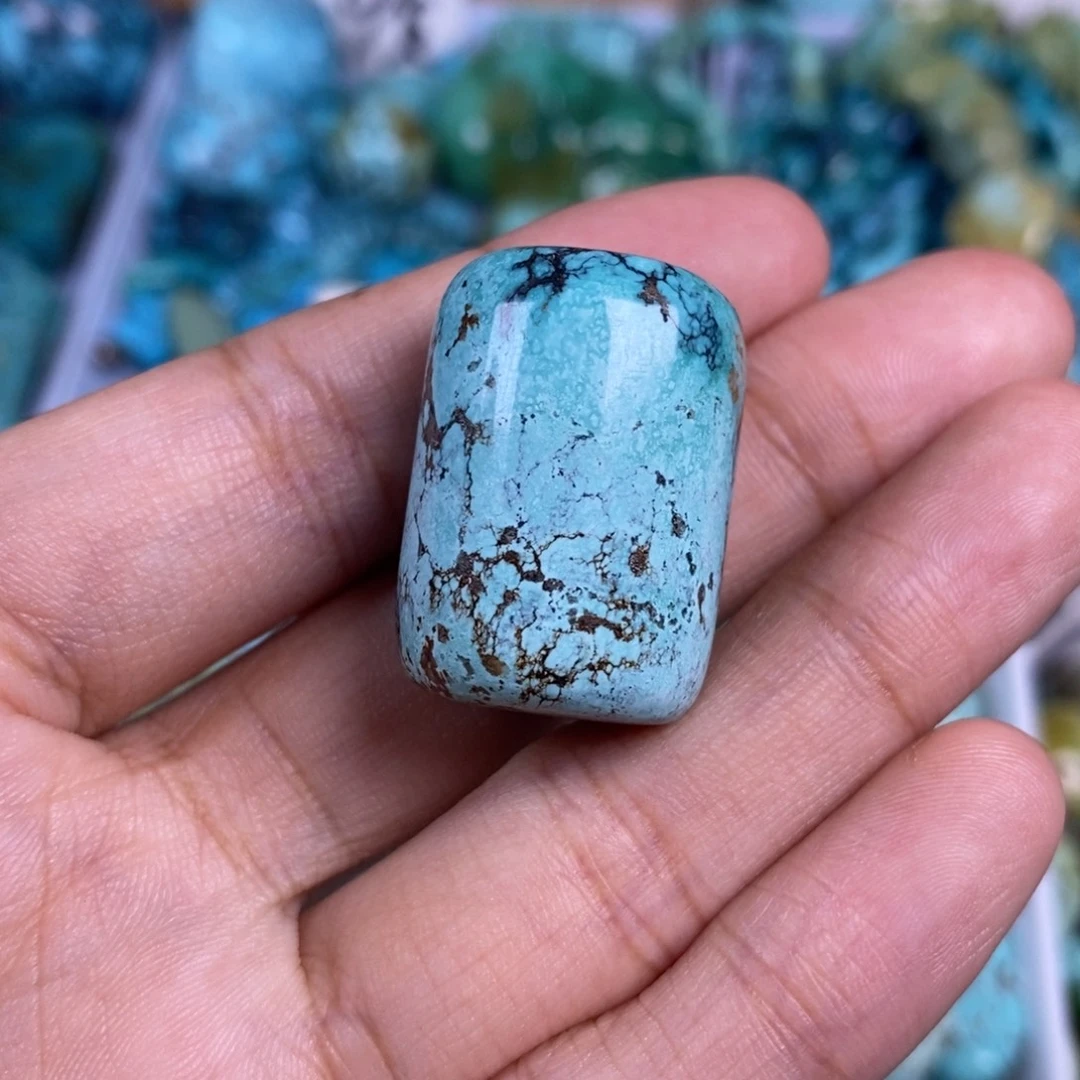 绿松石未镶嵌颈饰