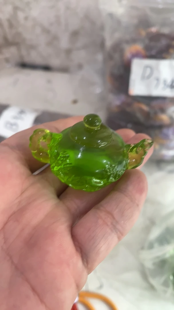 D 735 绿蜜把把壶手持