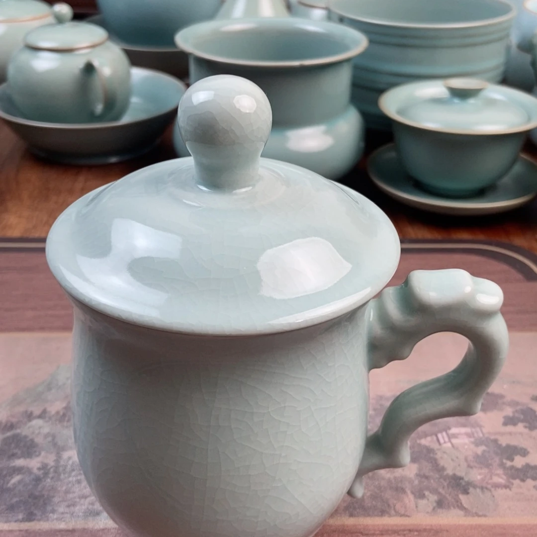 摆件原产地原矿汝瓷～茶器