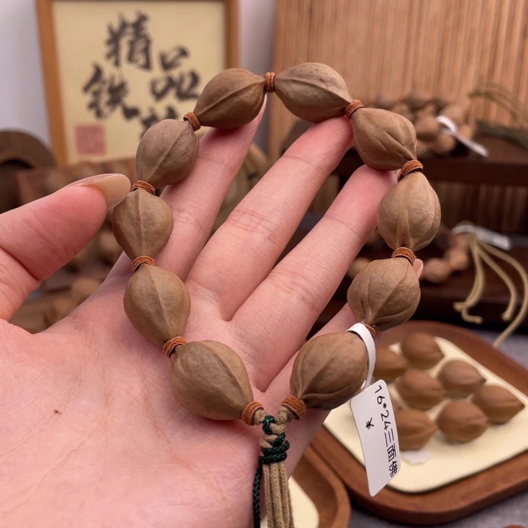 前***行橄榄核手串/手链16 24梅林铁核三面佛