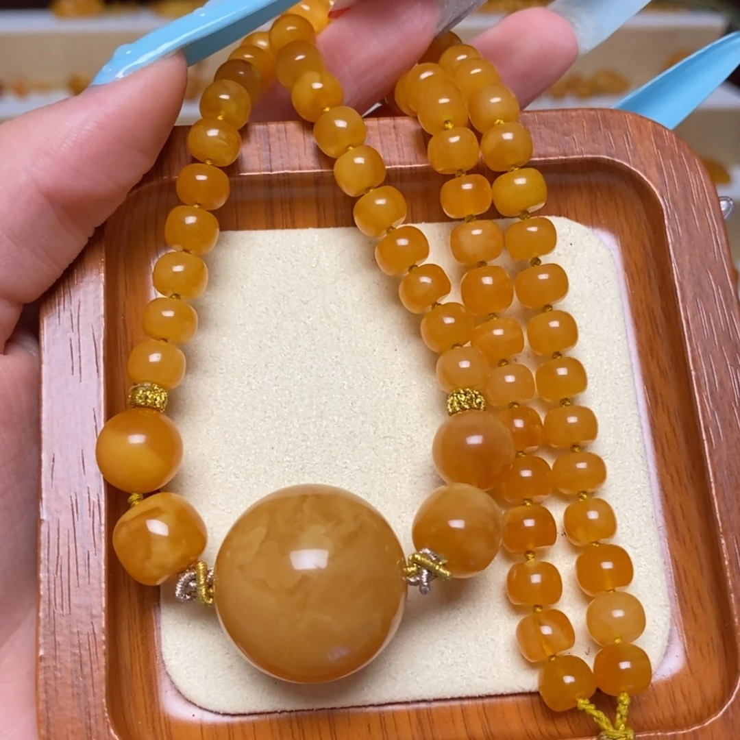 【闪购商品】未镶嵌颈饰蜜蜡项链
