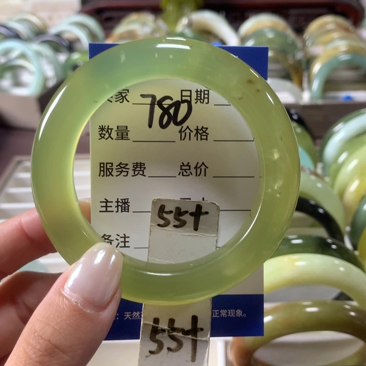 未镶嵌蛇纹石玉手镯780