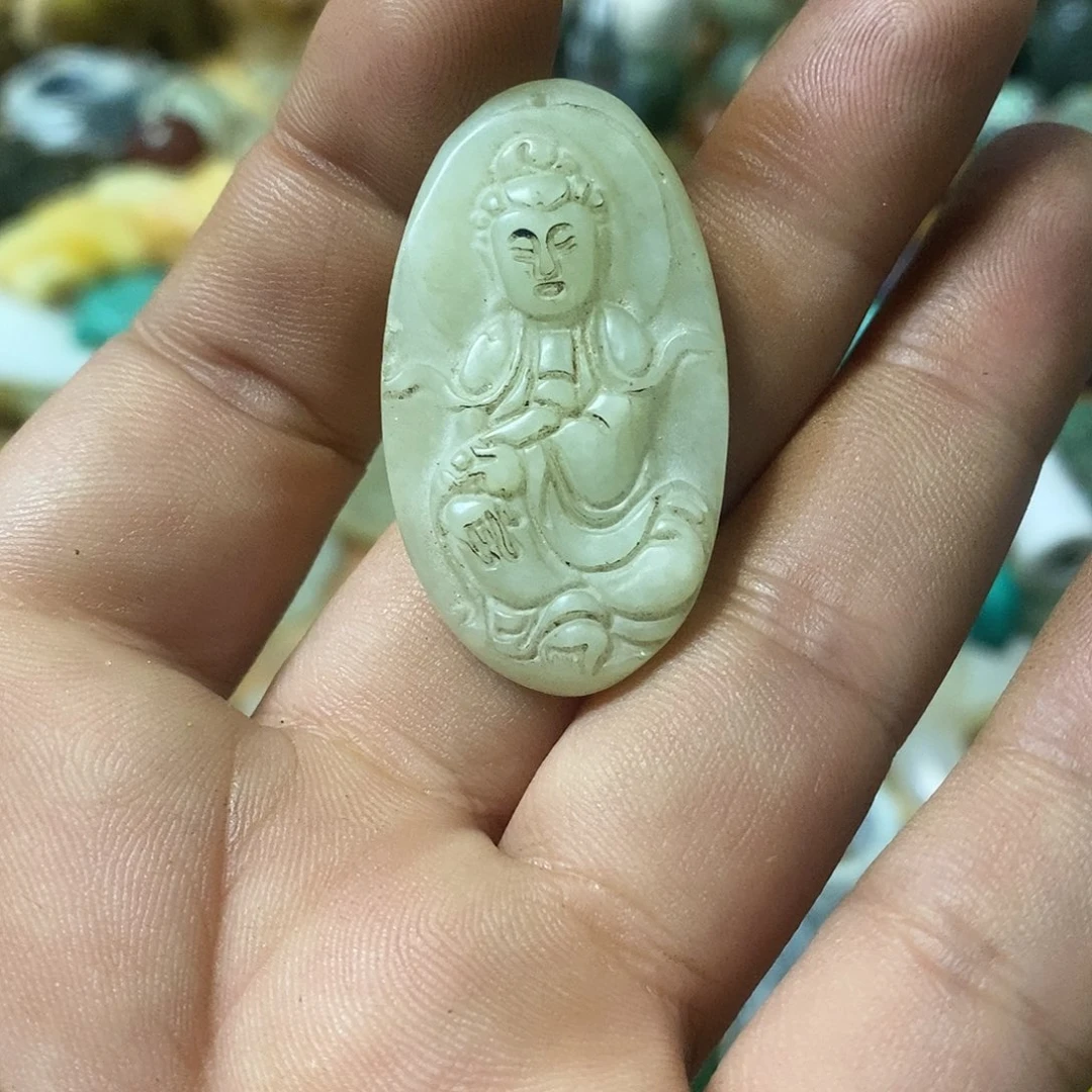 和田玉（糖玉）未镶嵌挂件