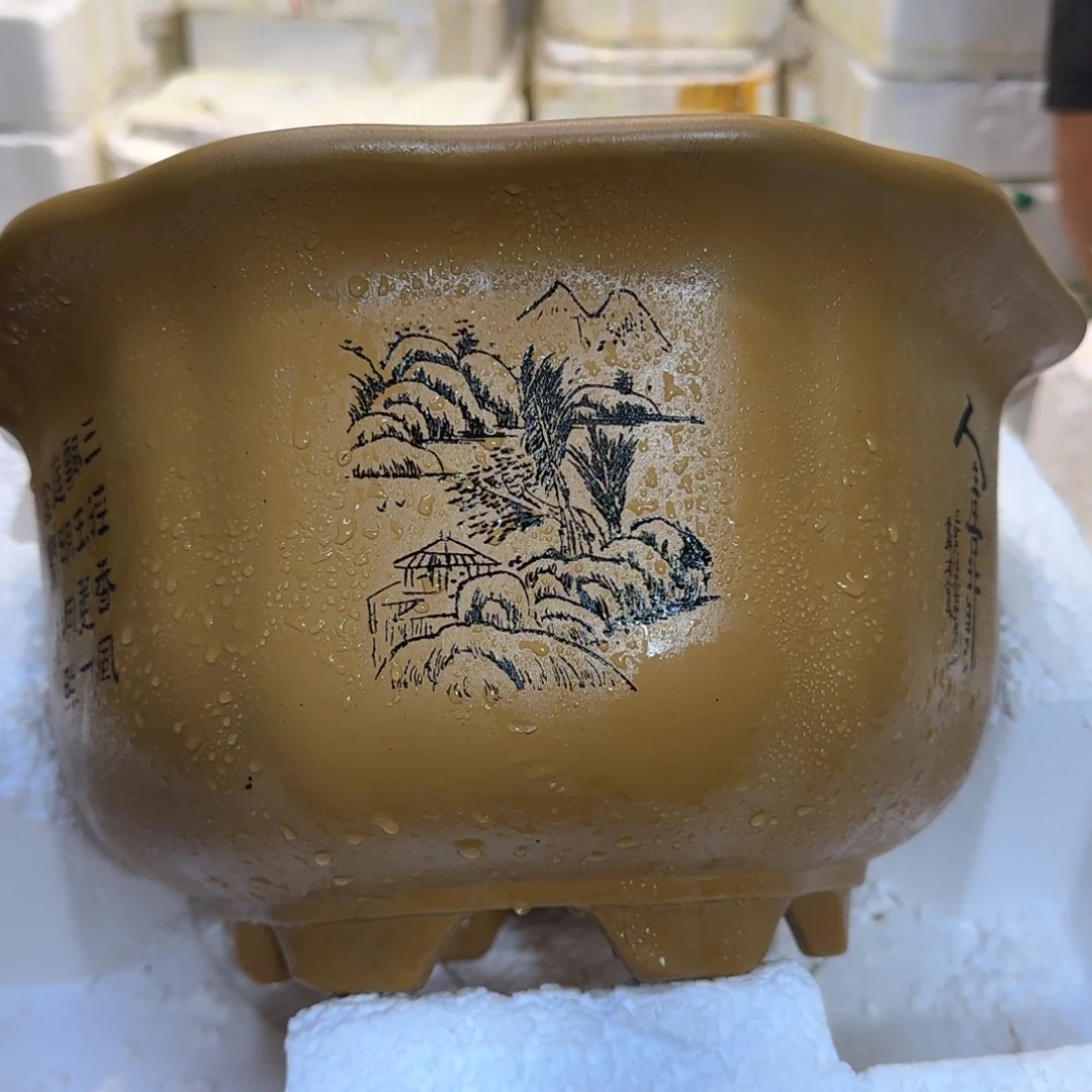 紫砂花盆口径27.15口径