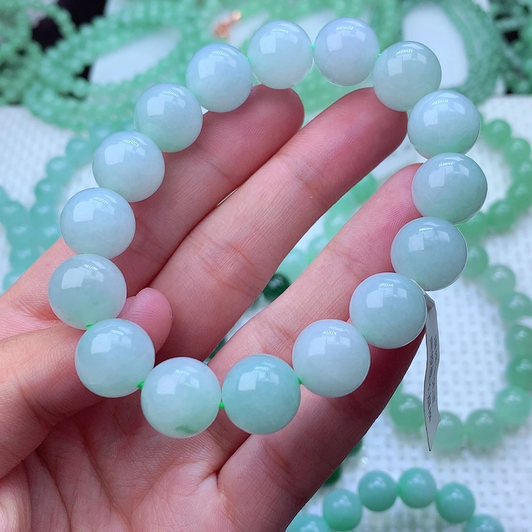 翡翠未镶嵌毛衣链卡13