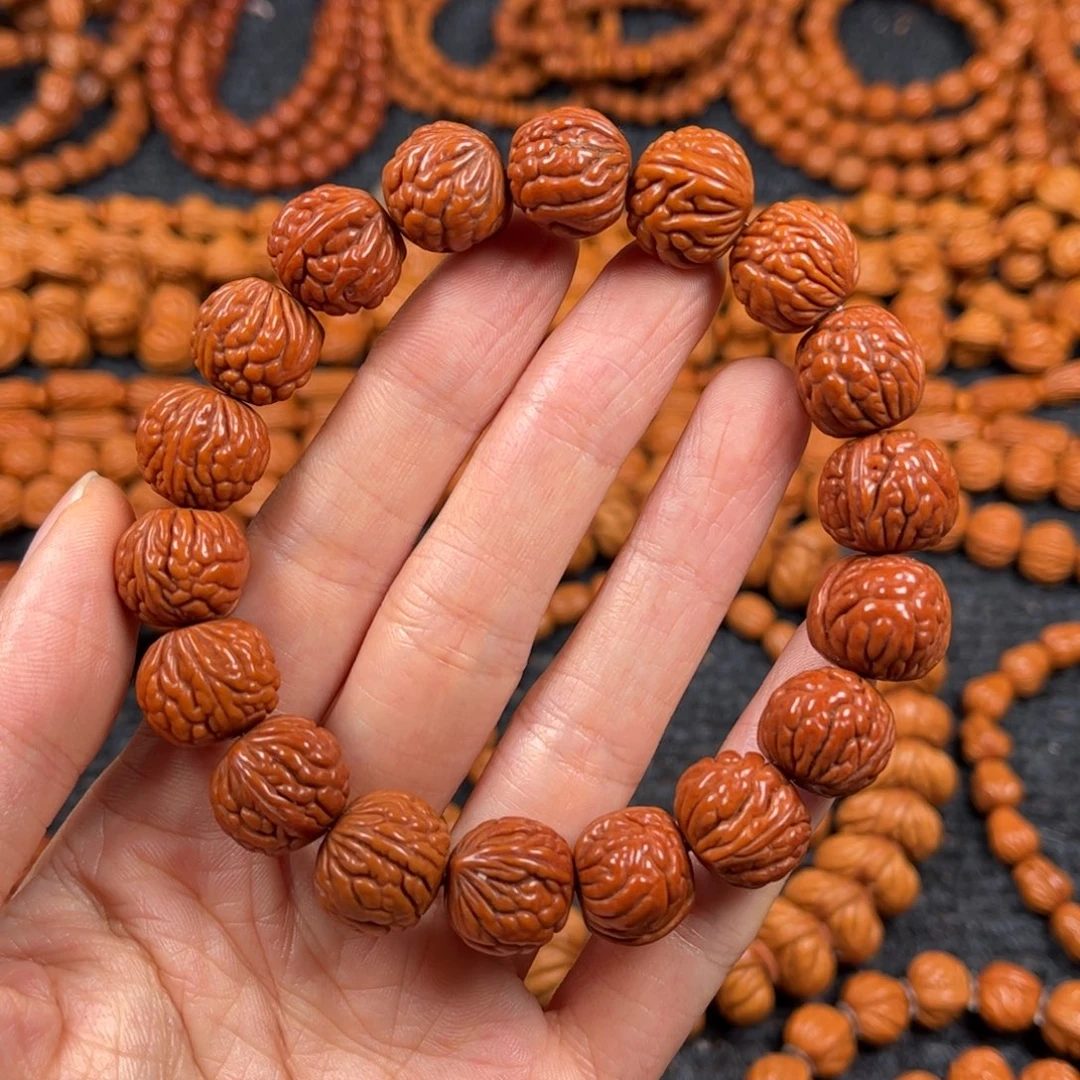 手串文玩核桃C14桃核手串