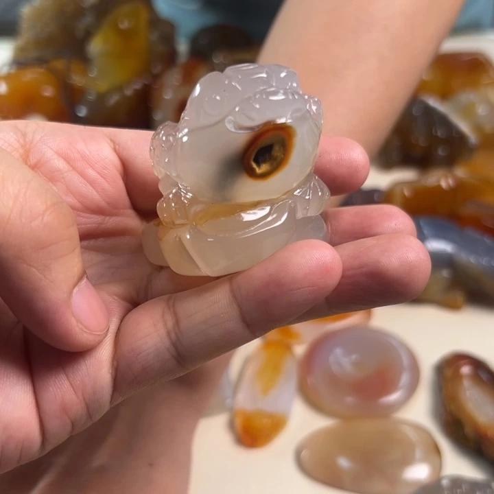 玛瑙/玉髓吊坠(不含链)未镶嵌