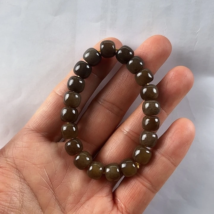 未镶嵌手串和田玉（糖玉）3****5