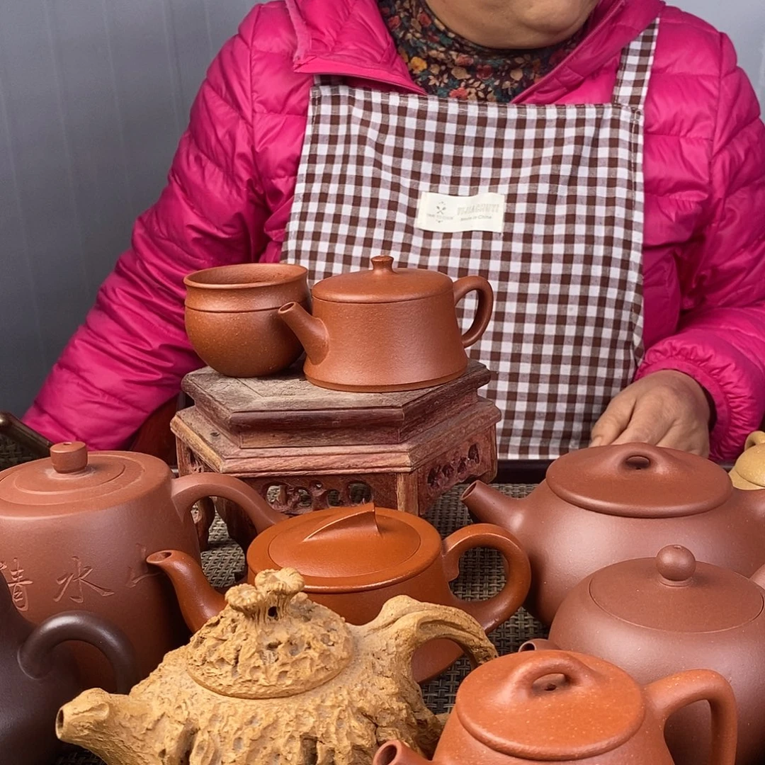 枣***马紫砂茶壶宜兴紫砂壶茶壶老丁山紫砂