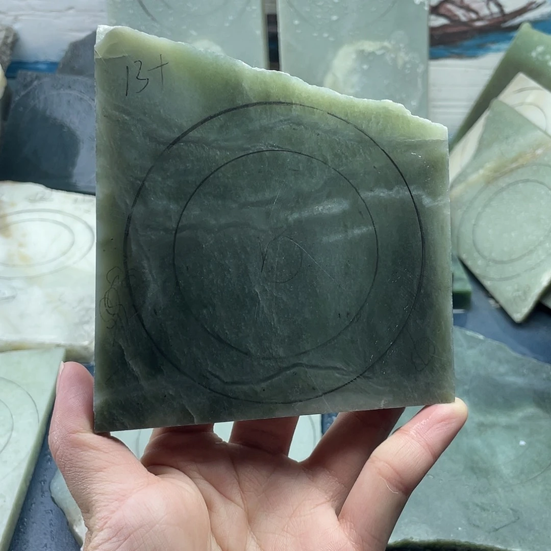 和田玉未镶嵌手镯定制手镯