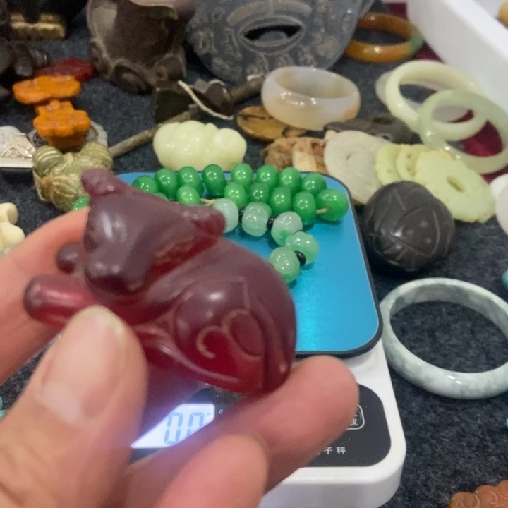 白玉菩提吊坠摆件