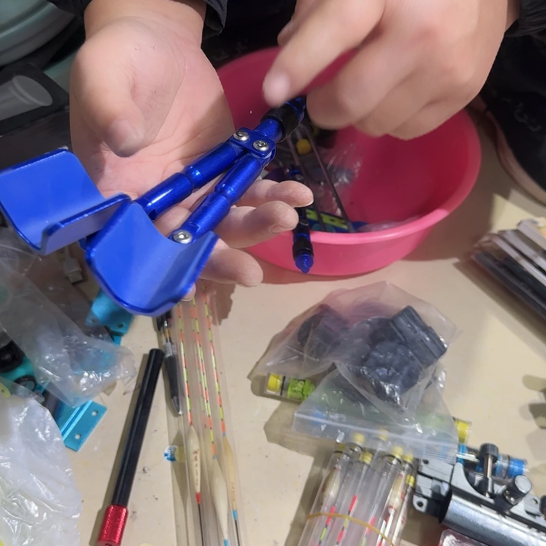 ****染双支架头蓝色1个15元