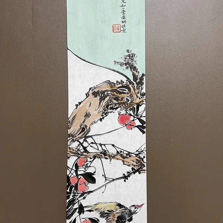 国画黄栩  手绘原创