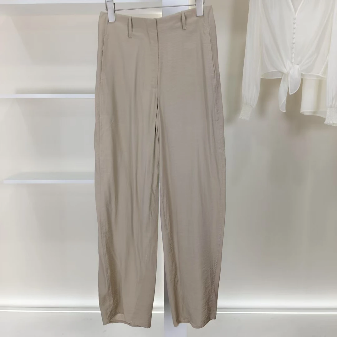 麦迪尚品【崔】5051205 舒适简约纯色休闲裤春夏女装商场专柜正品