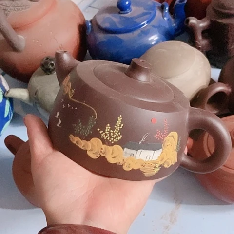 茶壶紫砂宜兴原矿紫砂壶手工制作