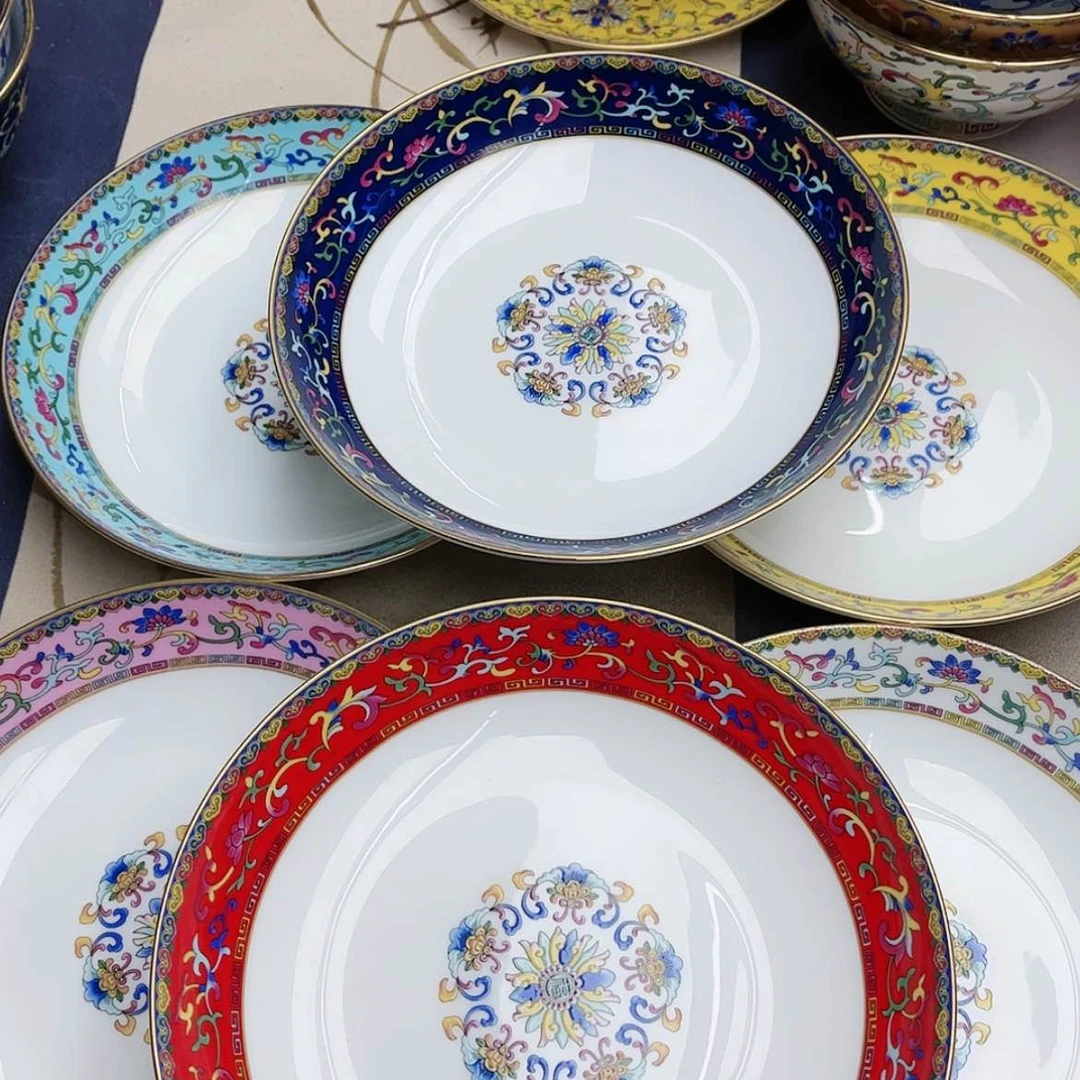 【闪购商品】珐琅8寸6个……………………