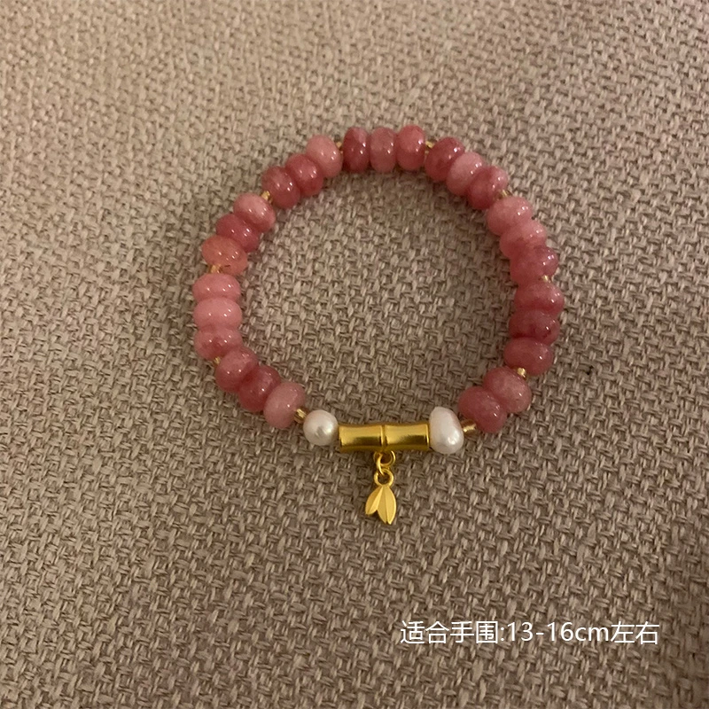 合金莫桑石手链 轻奢时尚个性设计感百搭少女手链9159-01