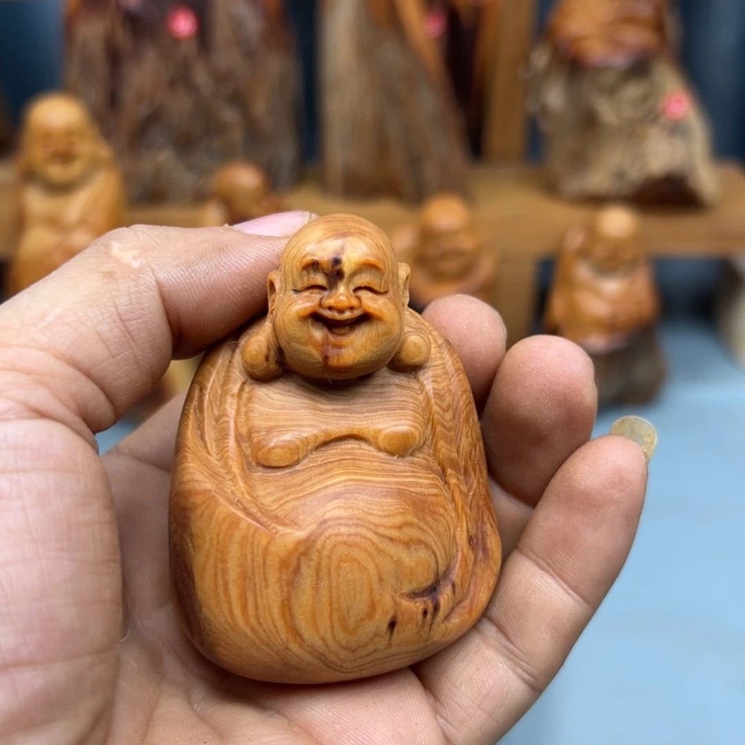 用***9木崖柏木摆件手把件