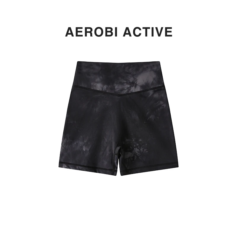 AEROBI ACTIVE时尚运动瑜伽健身三分裤紧身短裤5553
