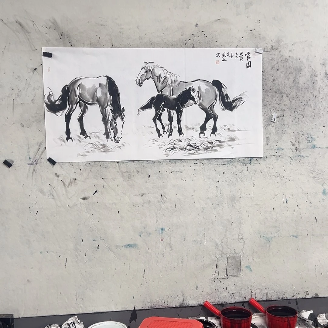 国画我在等你来啊亲