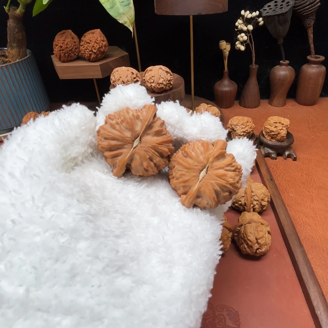 祈***星核桃手串/手链白狮子