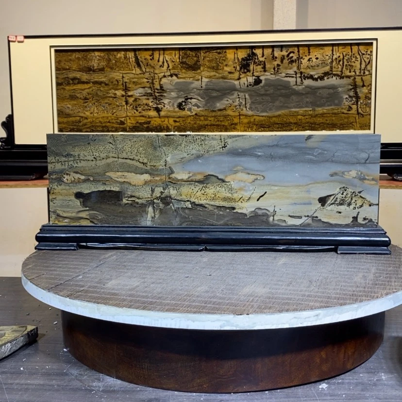 【闪购商品】广西国画石草花石