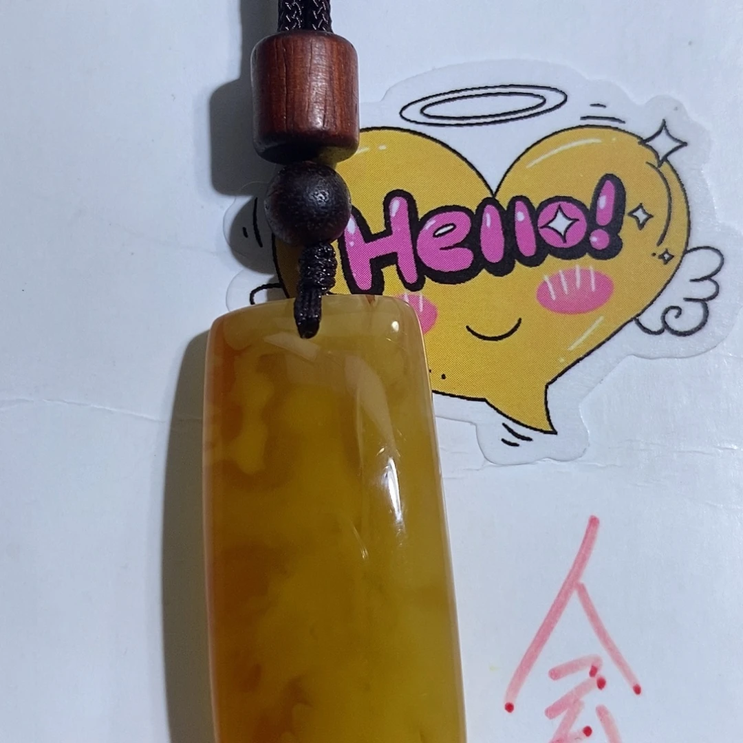 琥珀未镶嵌珠宝奇石蜜蜡吊坠