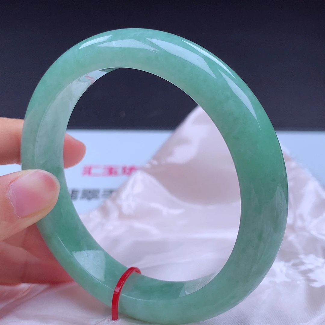 未镶嵌手镯翡翠61圈100098