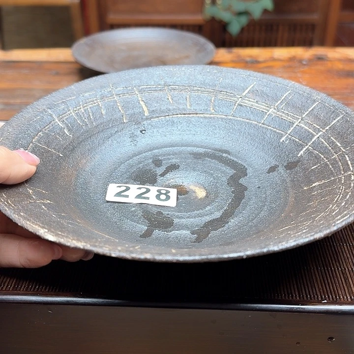 纯手工制作粗陶茶具