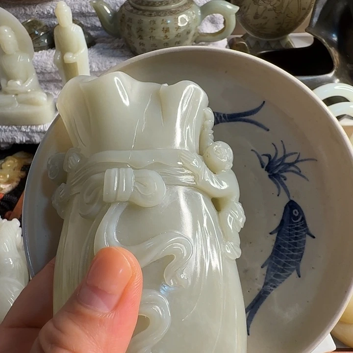 洛***阳瓷片新号开播瓷器一个